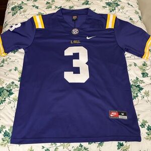Men's Nike Odell Beckham Jr Purple LSU Tigers Game Jersey